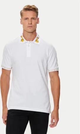Versace Jeans Couture Poloshirt 76GAGT00 Weiß Regular Fit