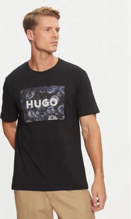 Hugo T-Shirt 50523999 Schwarz Regular Fit