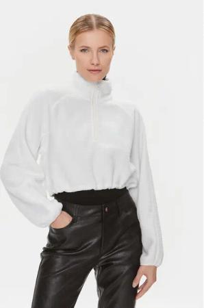 Calvin Klein Performance Fleecejacke 00GWF3W327 Weiß Relaxed Fit