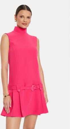 Versace Jeans Couture Kleid für den Alltag 76HAO924 Rosa Slim Fit