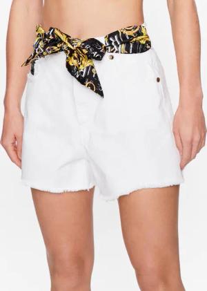 Versace Jeans Couture Stoffshorts 74HAD514 Weiß Regular Fit