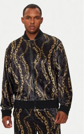 Versace Jeans Couture Sweatshirt 77GAI300 JS367 Schwarz Regular Fit