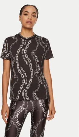 Versace Jeans Couture T-Shirt 77HAH613 JS365 Schwarz Regular Fit