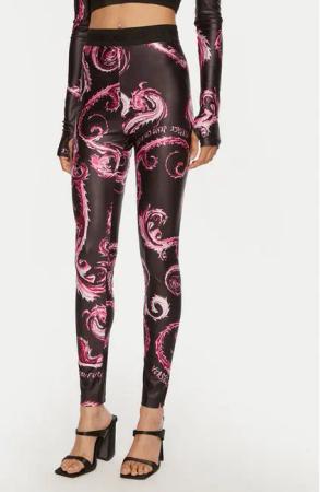 Versace Jeans Couture Leggings 77HAC101 JS360 Schwarz Slim Fit