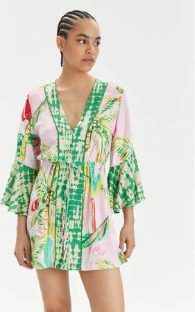 Maaji Kimono Retro Palms PT2472CPO001 Bunt Relaxed Fit