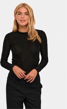 Kaffe Bluse Nille 10508317 Schwarz Slim Fit