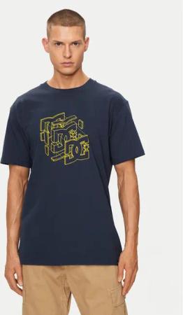 DC T-Shirt Rebuild Hss ADYZT05337 Dunkelblau Regular Fit