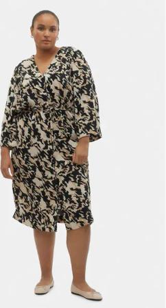 Vero Moda Curve Hemdkleid Nora 10294730 Bunt Regular Fit