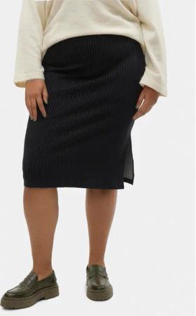 Vero Moda Curve Midirock 10294911 Schwarz Regular Fit