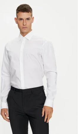 Hugo Hemd Valerio 50519812 Weiß Modern Fit