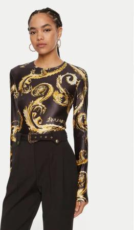 Versace Jeans Couture Body 77HAM2A1 Schwarz Slim Fit