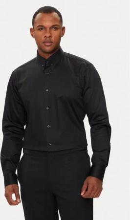 Hugo Hemd Vikko 50519847 Schwarz Modern Fit
