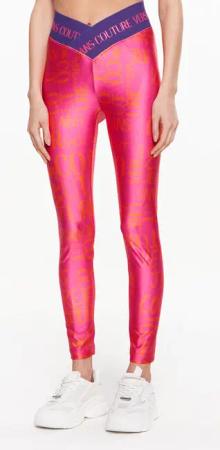 Versace Jeans Couture Leggings 74HAC113 Rosa Slim Fit
