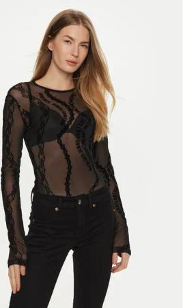Versace Jeans Couture Body 77HAM2A1 Schwarz Slim Fit