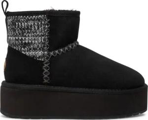 EMU Australia Schneeschuhe Stinger Knit Flatform W13143 Schwarz