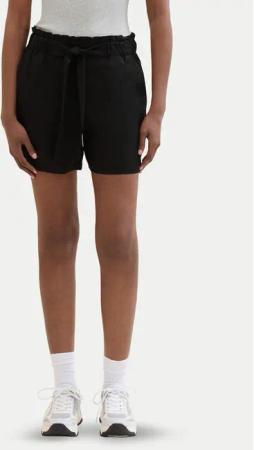 Tom Tailor Denim Stoffshorts 1040805 Schwarz Relaxed Fit