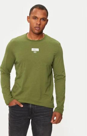 s.Oliver Longsleeve 2150055 Grün Regular Fit