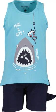Blue Seven Set Top und Shorts 826022 X Blau Regular Fit