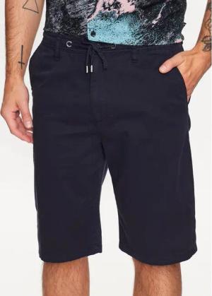 s.Oliver Stoffshorts 2128983 Dunkelblau Relaxed Fit