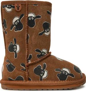EMU Australia Schneeschuhe Shaun The Sheep Print K13107 Braun