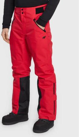4F Skihose H4Z22-SPMN006 Rot Regular Fit