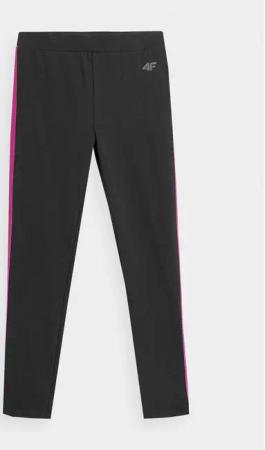 4F Leggings 4FJAW23TTIGF094 Schwarz Slim Fit