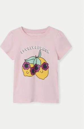 NAME IT T-Shirt Vibeke 13228146 Rosa Regular Fit