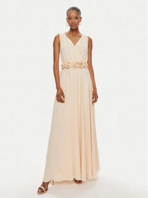 Rinascimento Abendkleid CFC0119070003 Beige Regular Fit