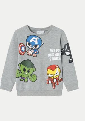 NAME IT Sweatshirt MARVEL 13232193 Grau Regular Fit