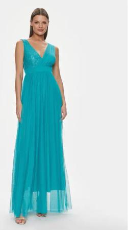 Rinascimento Abendkleid CFC0117528003 Türkisfarben Regular Fit