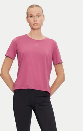 4F Technisches T-Shirt 4FWAW24TFTSF1012 Rosa Loose Fit