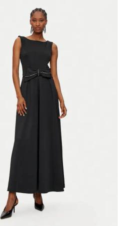 Rinascimento Abendkleid CFC0119818003 Schwarz Regular Fit