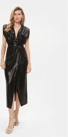Rinascimento Coctailkleid CFC0116008003 Schwarz Regular Fit