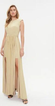 Rinascimento Abendkleid CFC0115306003 Goldfarben Regular Fit