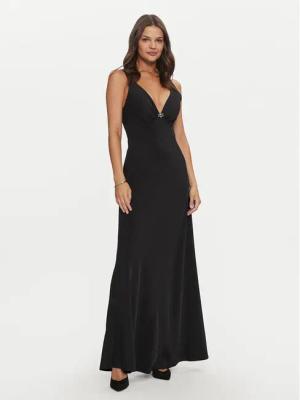 Rinascimento Abendkleid CFC0119827003 Schwarz Regular Fit