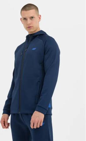 4F Sweatshirt 4FWSS24TFSWM393 Dunkelblau Regular Fit