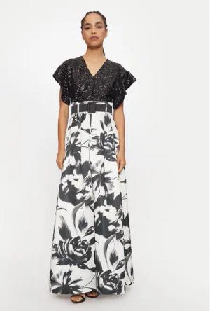 Rinascimento Abendkleid CFC0120284003 Bunt Regular Fit