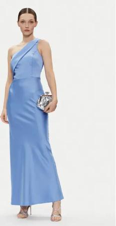 Rinascimento Abendkleid CFC0117429003 Blau Regular Fit