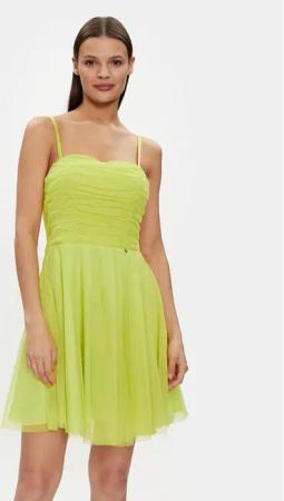 Rinascimento Coctailkleid CFC0117833003 Grün A-Line Fit