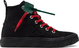 Off-White Sneakers aus Stoff Mid Top Vulcanized Canvas IA119S22LEA0011010 Schwarz