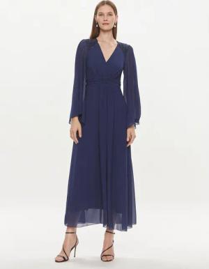 Rinascimento Abendkleid CFC0117605003 Dunkelblau Regular Fit