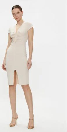 Rinascimento Kleid für den Alltag CFC0117728003 Beige Regular Fit