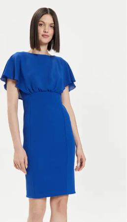 Rinascimento Coctailkleid CFC0118271003 Blau Regular Fit