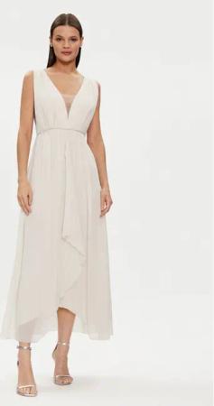 Rinascimento Abendkleid CFC0117773003 Écru Regular Fit