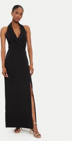 Rinascimento Abendkleid CFC0119846003 Schwarz Regular Fit