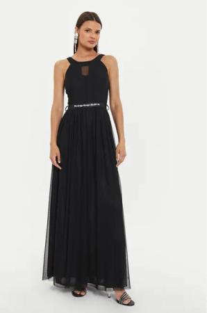 Rinascimento Abendkleid CFC0120333003 Schwarz Regular Fit