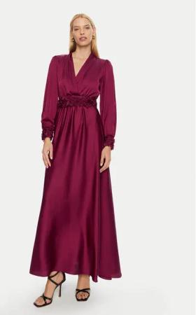 Rinascimento Abendkleid CFC0120276003 Dunkelrot Regular Fit