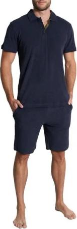 TOM TAILOR Shorty TOM TAILOR Herren Shorty blau uni (1 tlg)