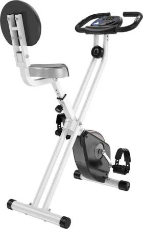 HOMCOM Fahrradtrainer schwarz Stahl B/H/T: ca. 43x109x97 cm