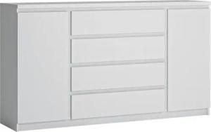Sideboard Fribo Alpinweiß Spanplatte B/H/T: ca. 165x93x40 cm